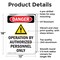 Signmission Safety Culture Sign, 12 in Width, Aluminum, Rectangle OS-2PACK-DS-A-1218-V-1510 - alternate 6